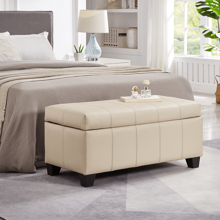 MORE AVERILL OPTIONS Averill Storage Bench - Faux Leather Averill Storage Bench - Faux Leather Mandaue Foam