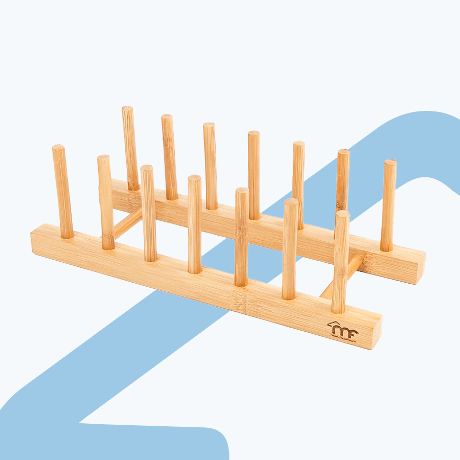 Bamboo Plate Holder