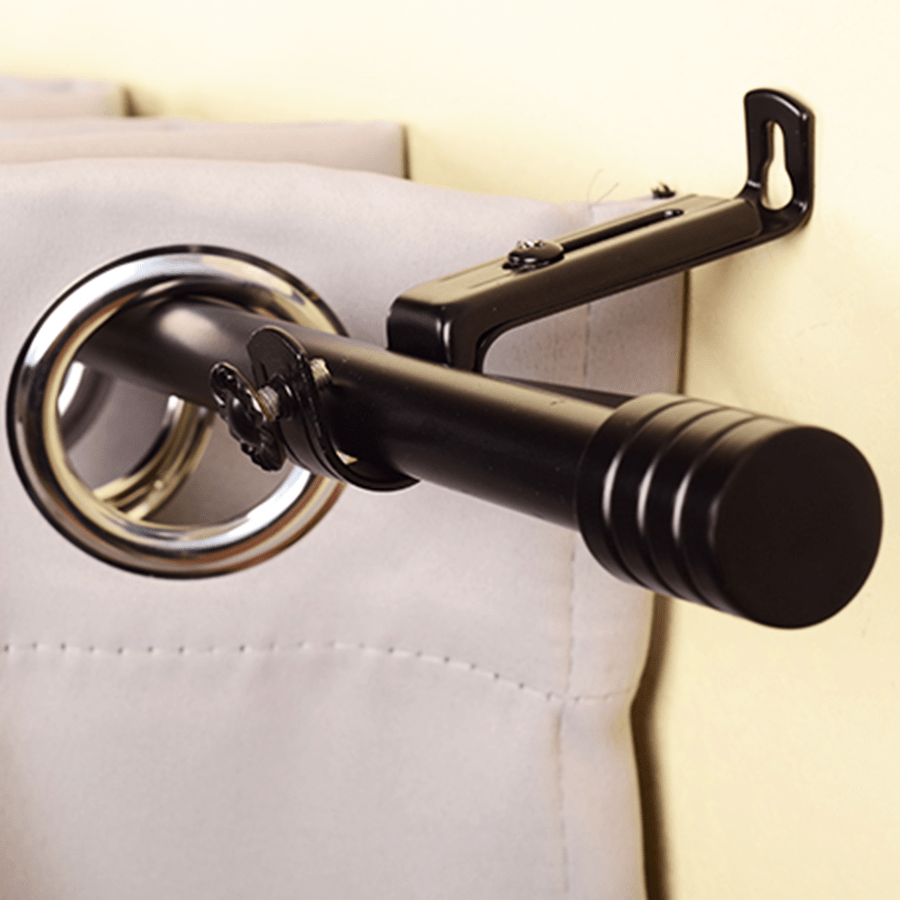 MORE BASIC CURTAIN ROD OPTIONS Basic Adjustable Black Curtain Rod Basic Adjustable Black Curtain Rod Mandaue Foam