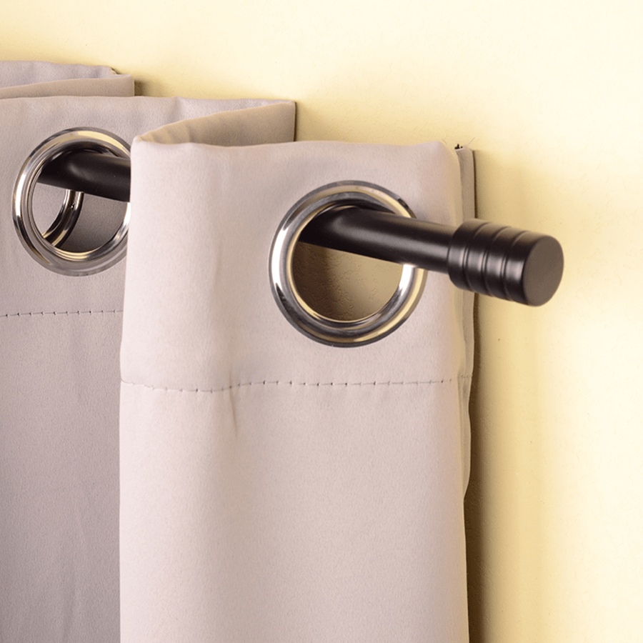 MORE BASIC CURTAIN ROD OPTIONS Basic Adjustable Black Curtain Rod Basic Adjustable Black Curtain Rod Mandaue Foam