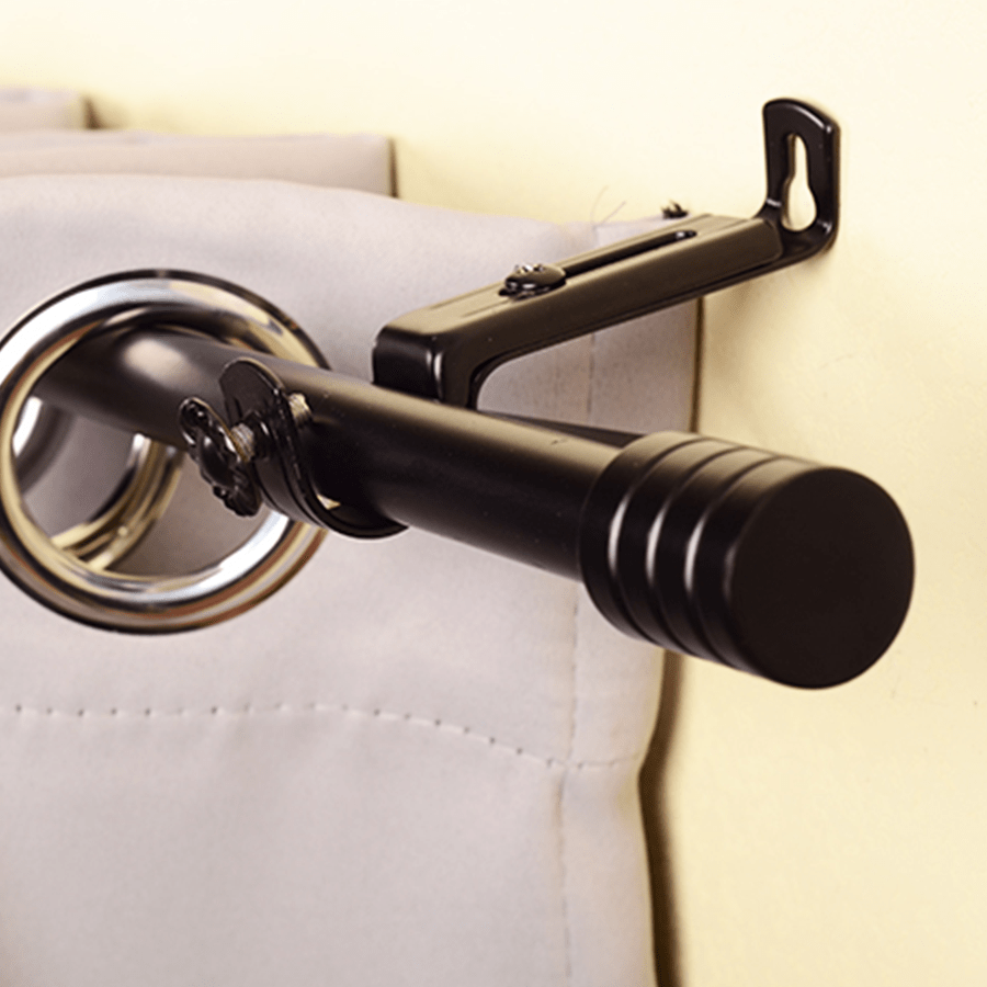 MORE BASIC CURTAIN ROD OPTIONS Basic Adjustable Black Curtain Rod Basic Adjustable Black Curtain Rod Mandaue Foam