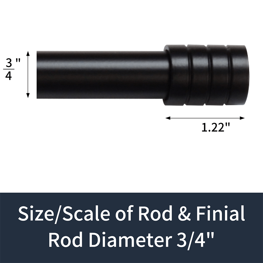 MORE BASIC CURTAIN ROD OPTIONS Basic Adjustable Black Curtain Rod Basic Adjustable Black Curtain Rod Mandaue Foam