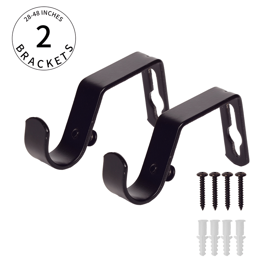 MORE BASIC CURTAIN ROD OPTIONS Basic Adjustable Black Curtain Rod Basic Adjustable Black Curtain Rod Mandaue Foam
