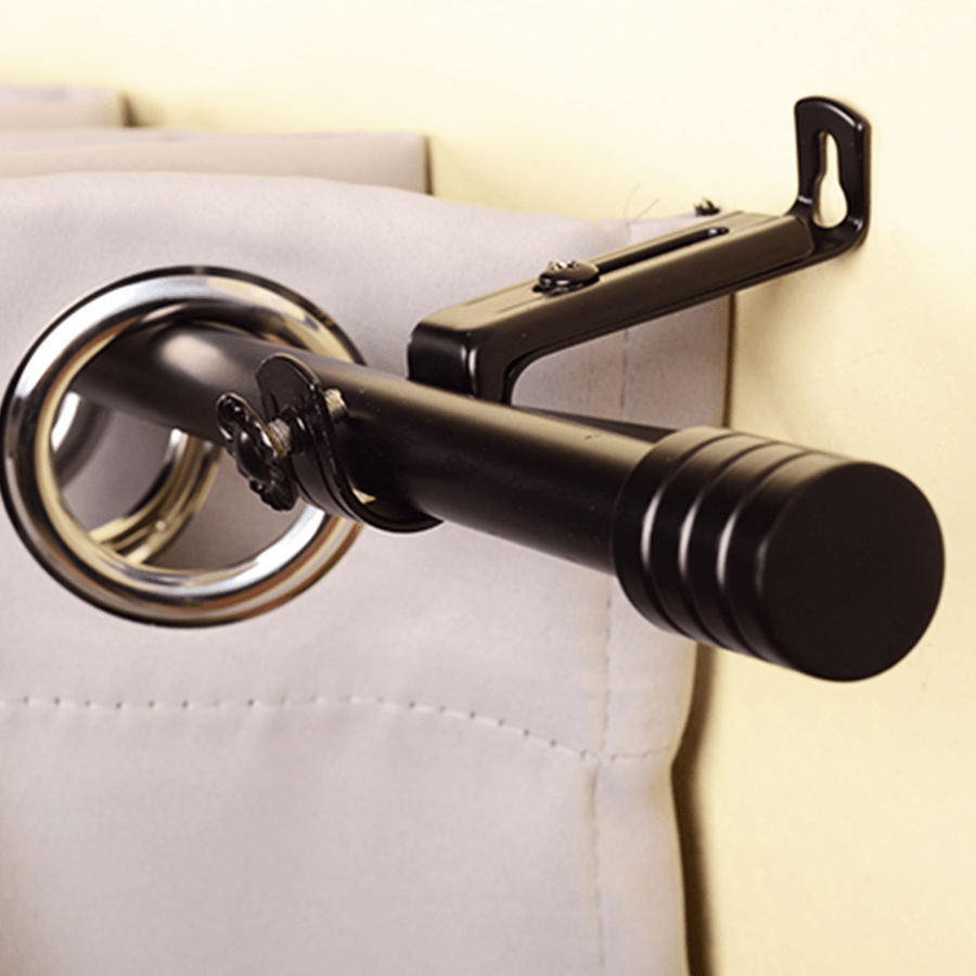 MORE BASIC CURTAIN ROD OPTIONS Basic Adjustable Black Curtain Rod Basic Adjustable Black Curtain Rod Mandaue Foam