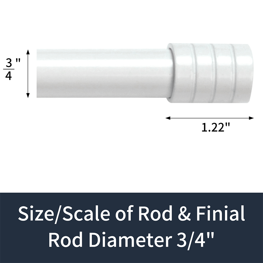 MORE BASIC CURTAIN ROD OPTIONS Basic Adjustable White Curtain Rod Basic Adjustable White Curtain Rod Mandaue Foam