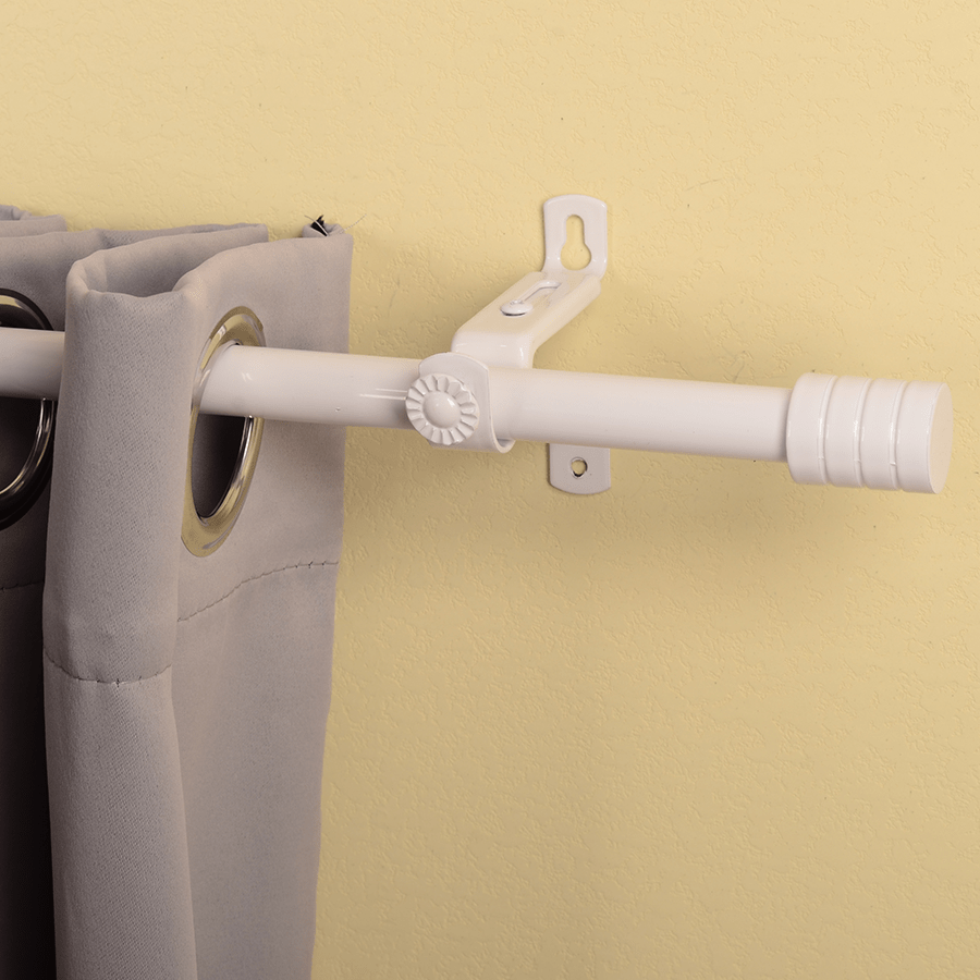 MORE BASIC CURTAIN ROD OPTIONS Basic Adjustable White Curtain Rod Basic Adjustable White Curtain Rod Mandaue Foam