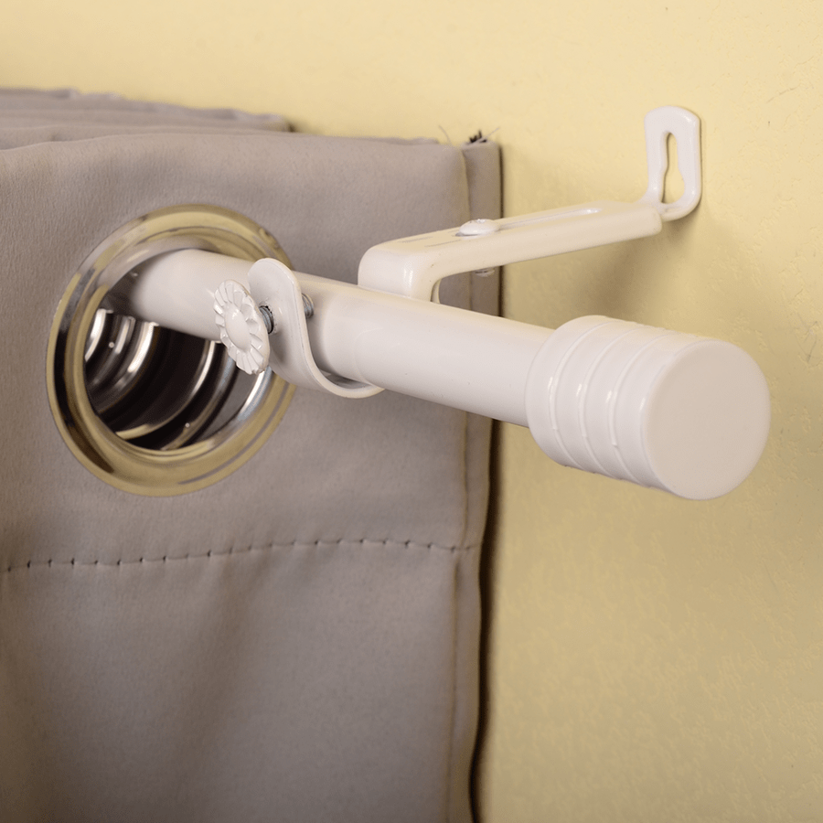 MORE BASIC CURTAIN ROD OPTIONS Basic Adjustable White Curtain Rod Basic Adjustable White Curtain Rod Mandaue Foam