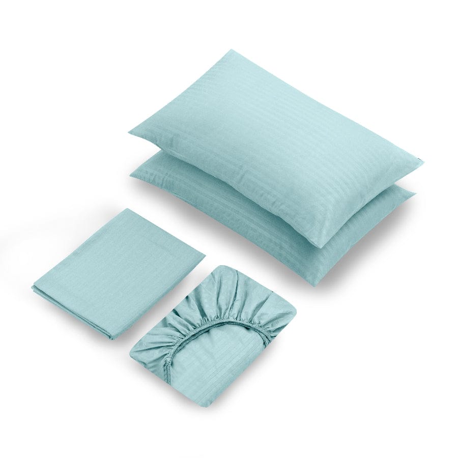 Basic Duck Egg Plain 4pc Sheet Set