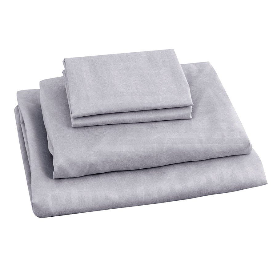 Basic Gray Plain 4pc Sheet Set