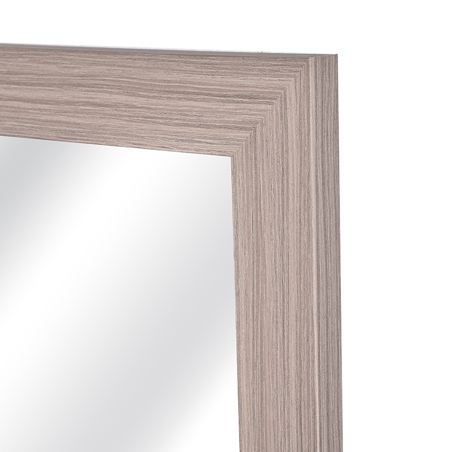 Basic Mirror Pine Walnut 30x40cm B1T1 Basic Mirror Pine Walnut 30x40cm B1T1 Mandaue Foam