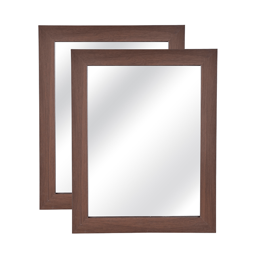 Basic Mirror Pine Walnut 30x40cm B1T1 Basic Mirror Pine Walnut 30x40cm B1T1 Pine Walnut Mandaue Foam