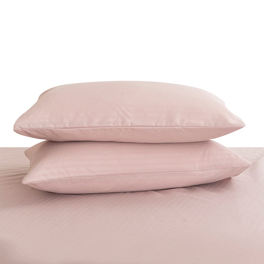 Basic Rose Dust Plain 4pc Sheet Set