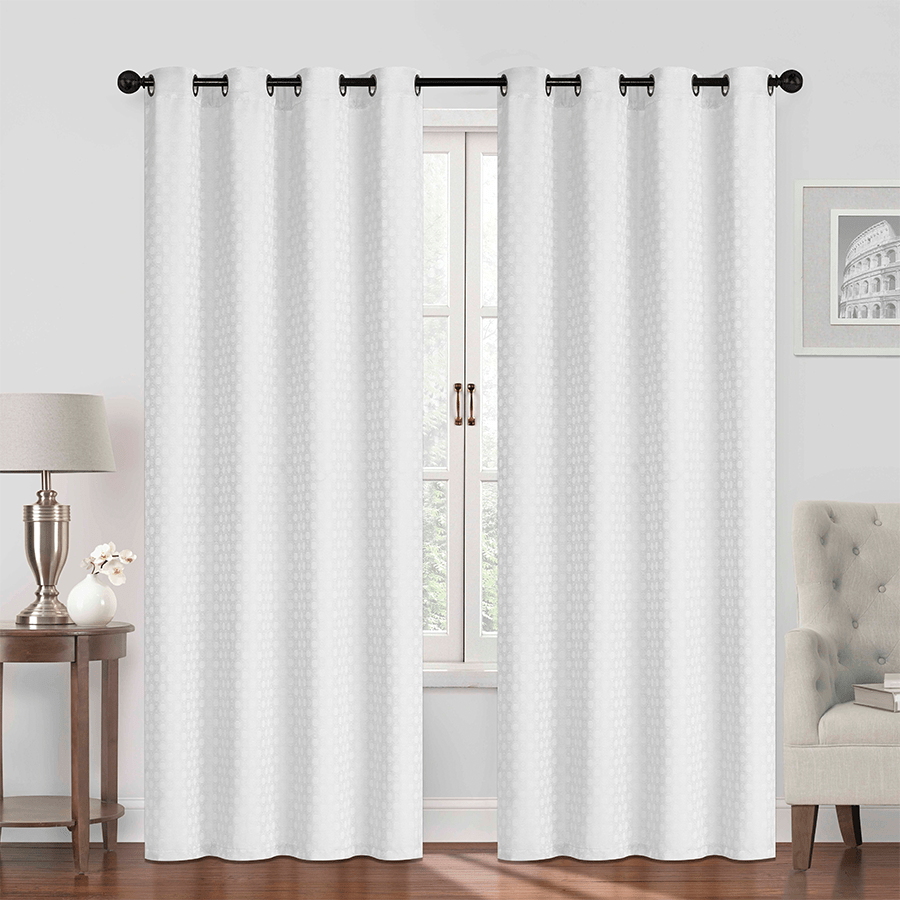 Basse Set of 2 Curtains Basse Set of 2 Curtains Pearl White Mandaue Foam