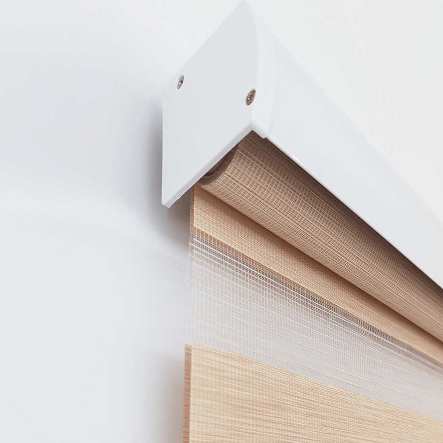 Beige Linen Zebra Semi-Blackout Blinds Beige Linen Zebra Semi-Blackout Blinds Mandaue Foam