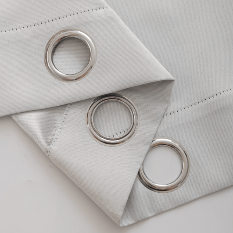 Bellis Plain Set of 4 Curtains