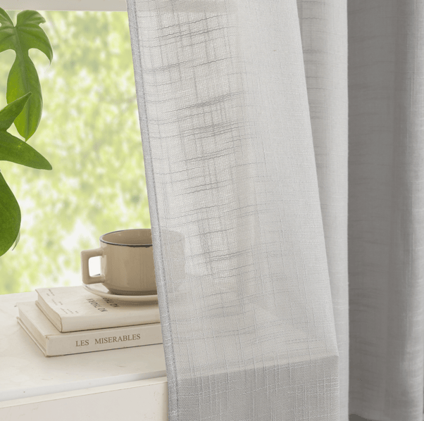 Bellis Plain Set of 4 Curtains