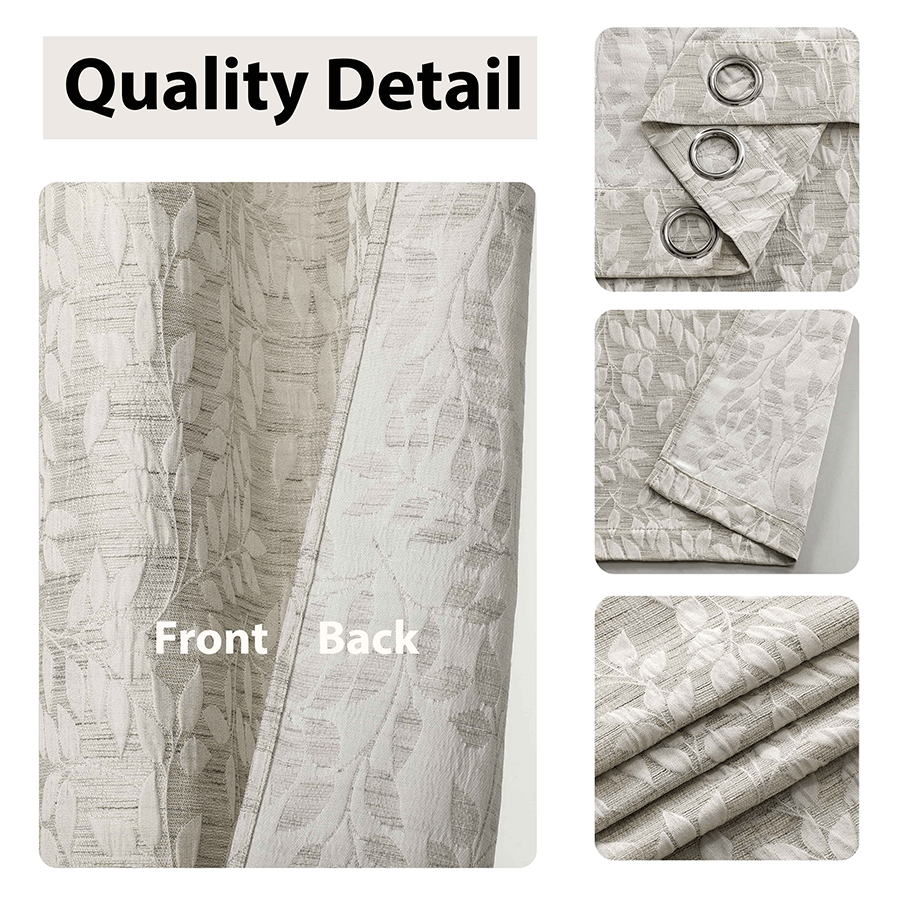 Benita Cream Linen Curtain Benita Cream Linen Curtain Mandaue Foam