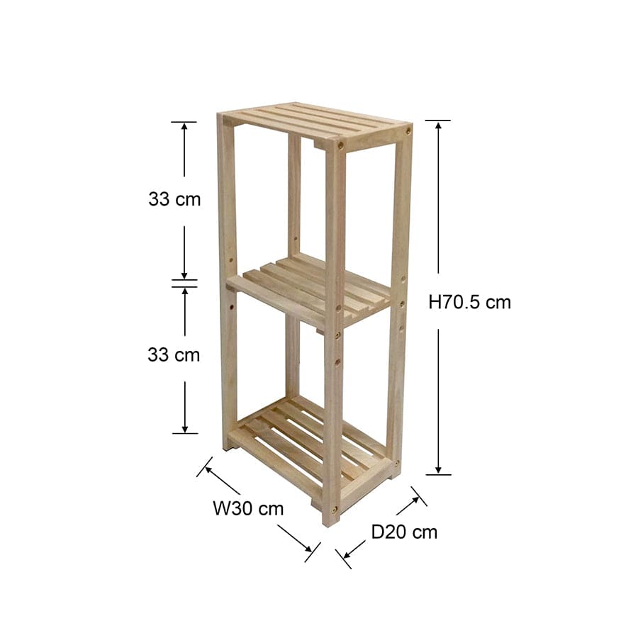 Benno 30cm Wooden Rack