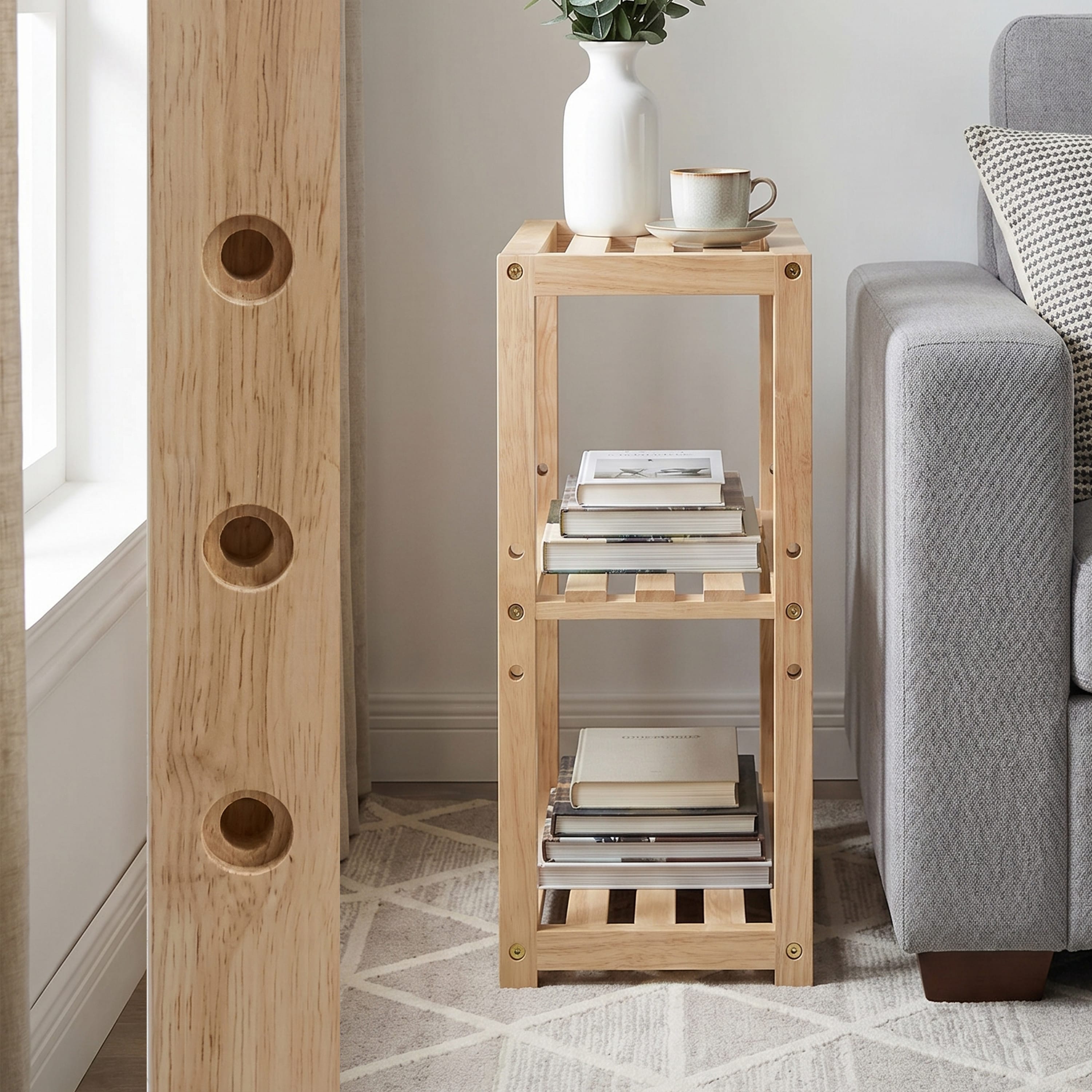 Benno 30cm Wooden Rack