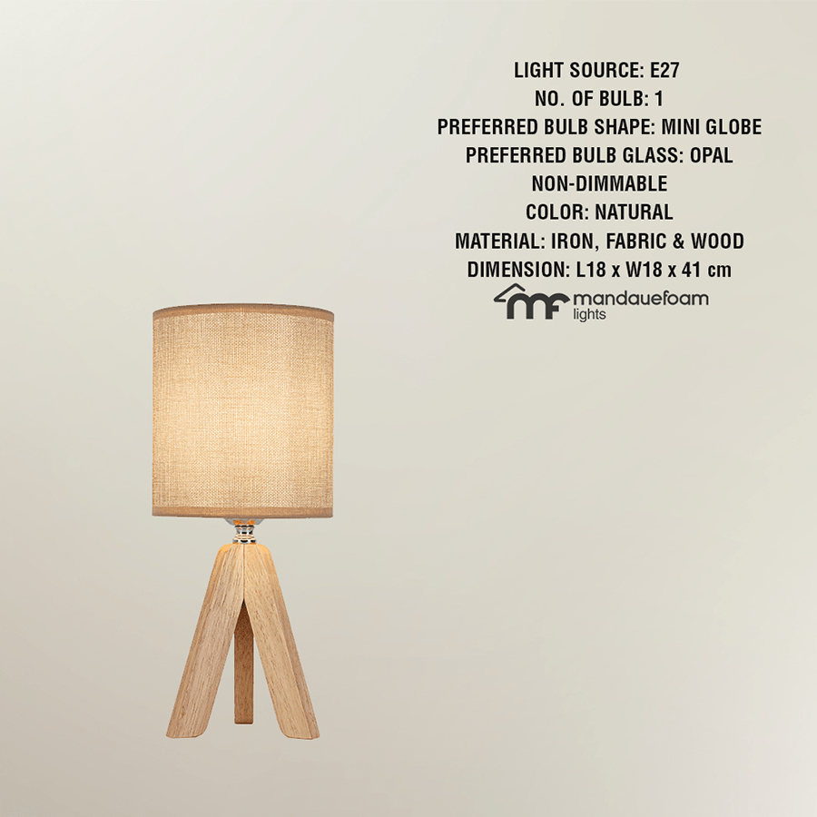 Berdor Mini Tripod Lamp Berdor Mini Tripod Lamp Mandaue Foam