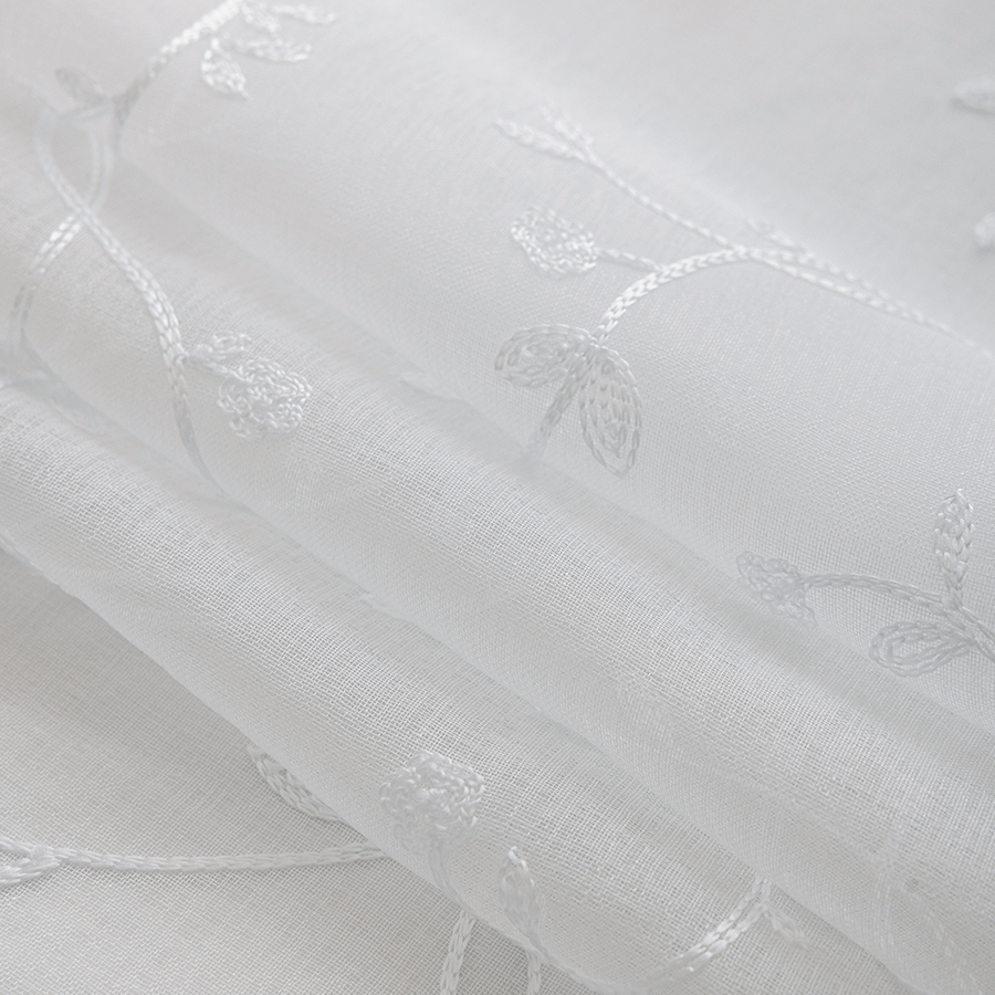 Berti Embroidered Sheer Curtain