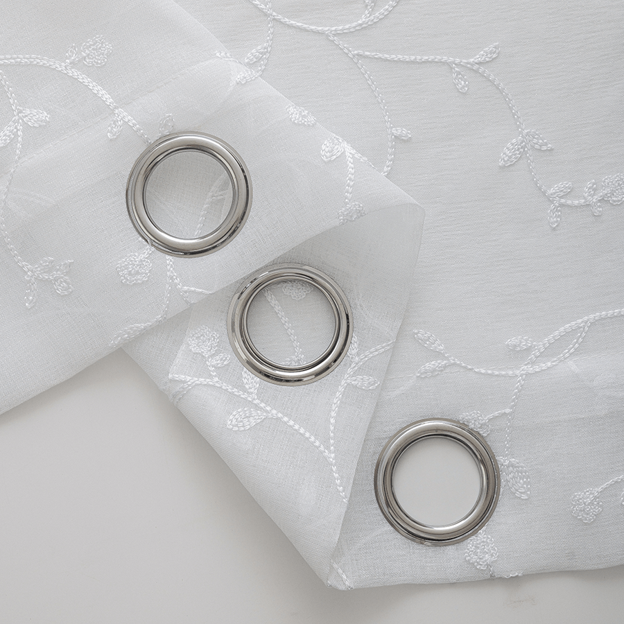 Berti Embroidered Sheer Curtain