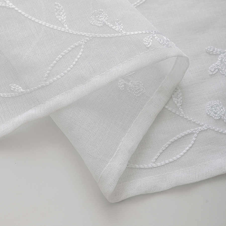 Berti Embroidered Sheer Curtain