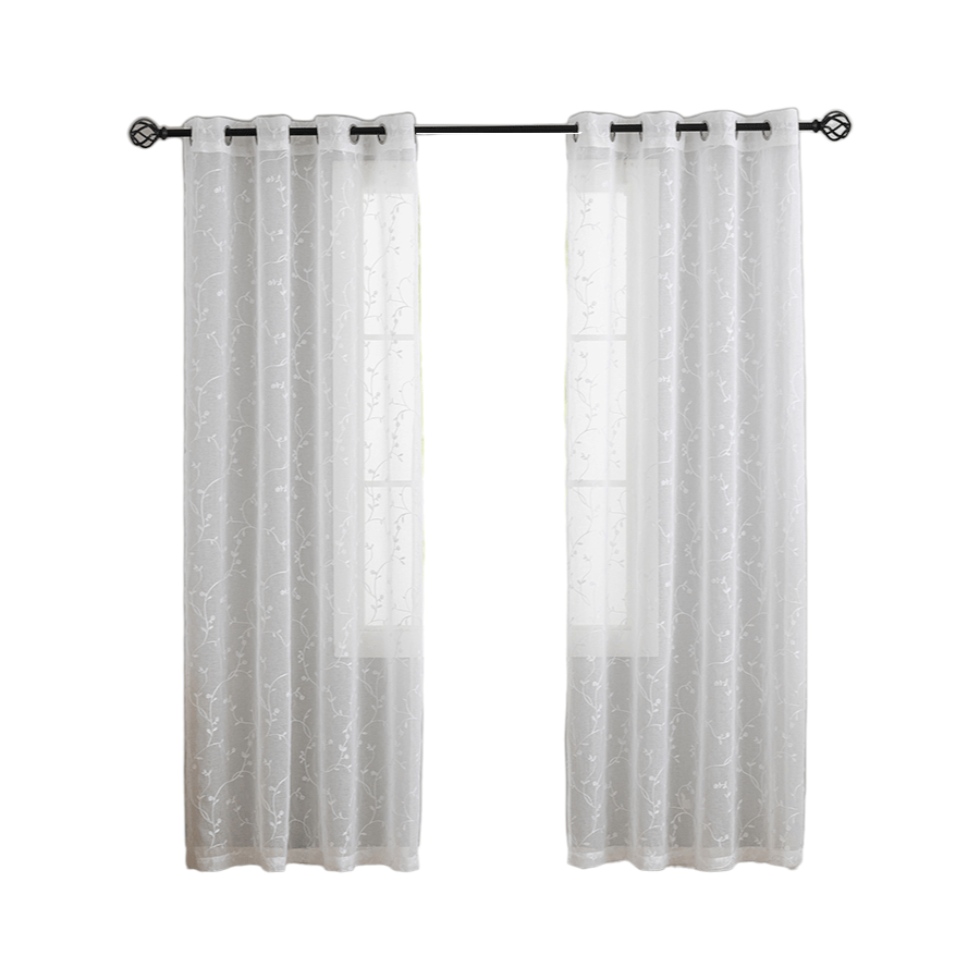 Berti Embroidered Sheer Curtain