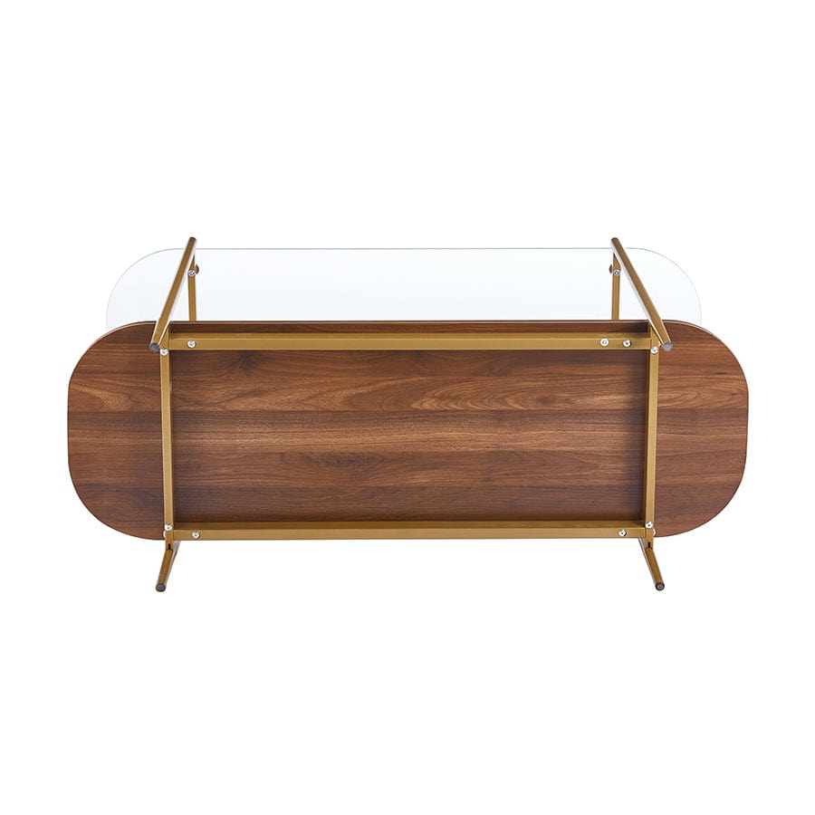 Bexley Glass Top Console Table