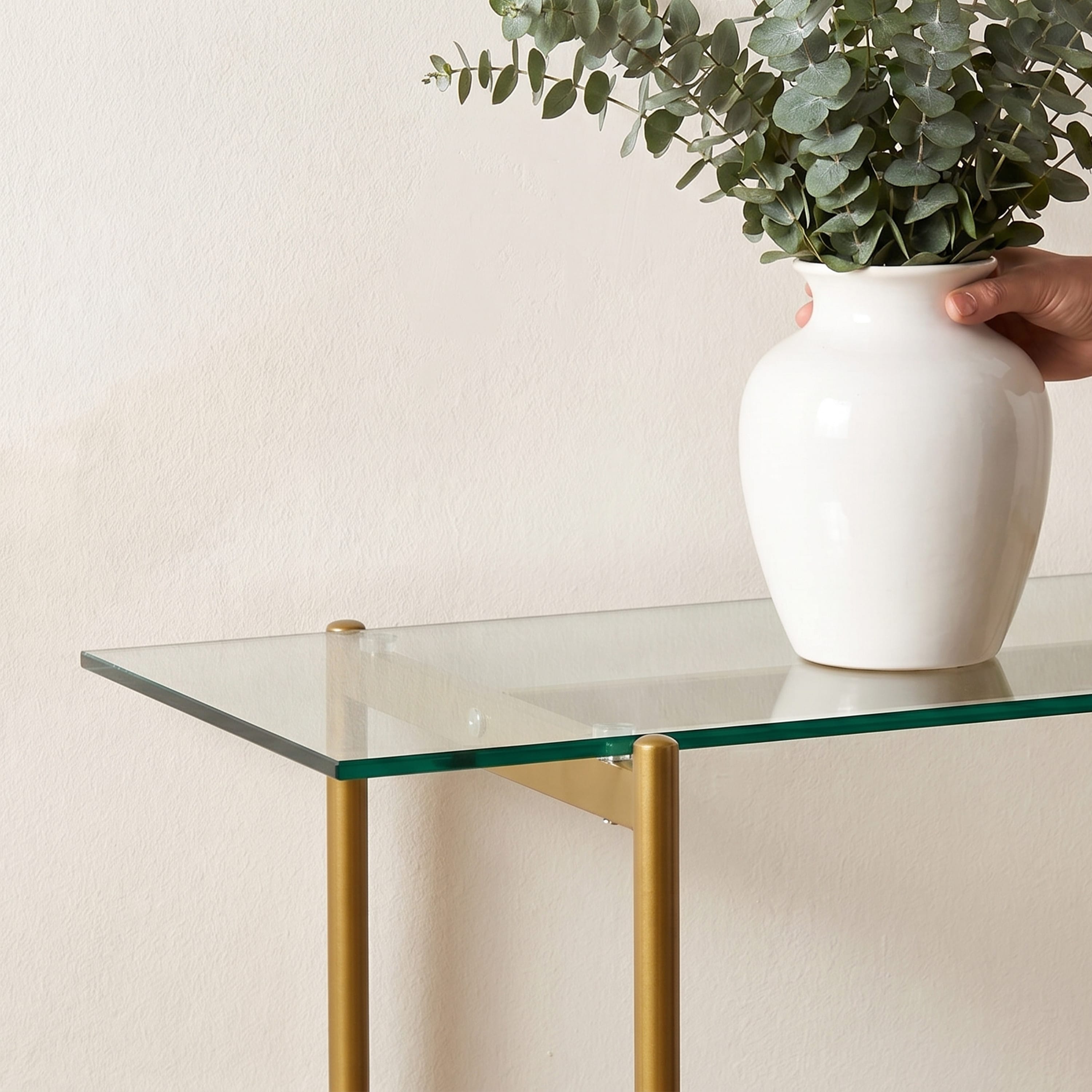 Bexley Glass Top TV Stand