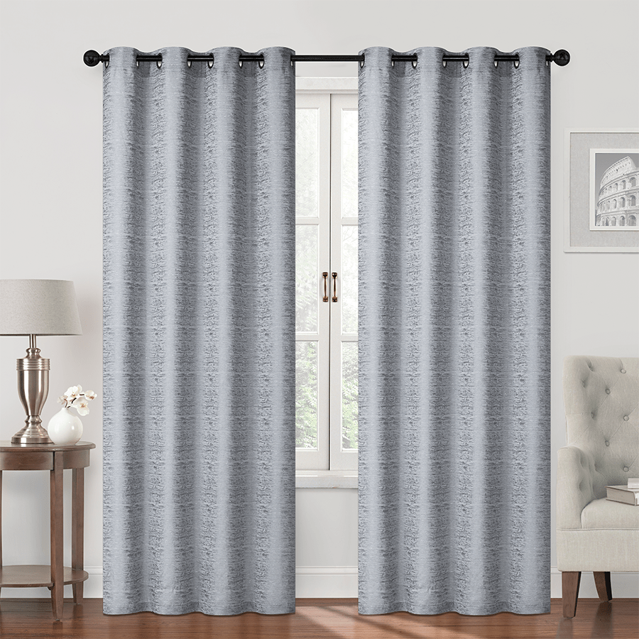 Bina Light Grey Linen Curtain Bina Light Grey Linen Curtain Mandaue Foam
