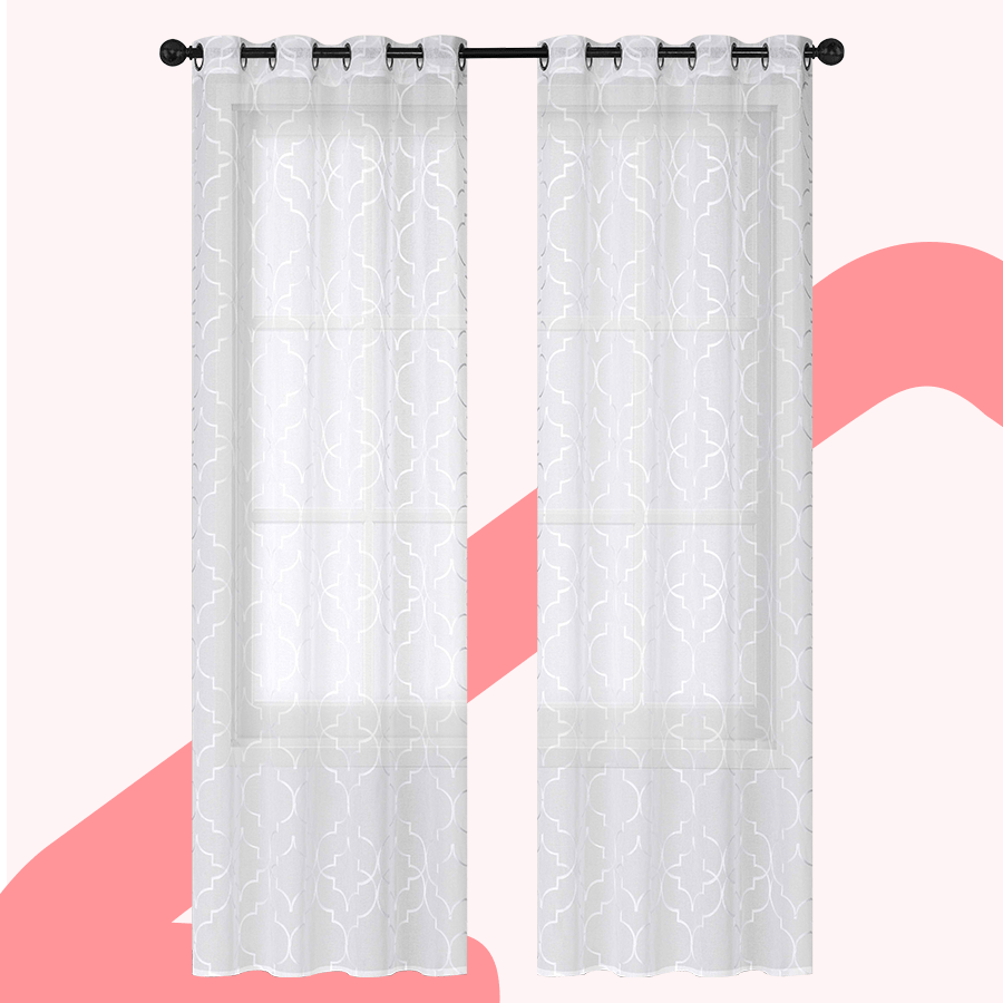 Bine Embroidered Curtain