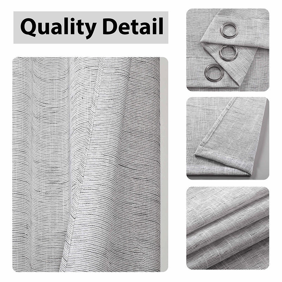 Birthe Linen Curtain Birthe Linen Curtain Mandaue Foam