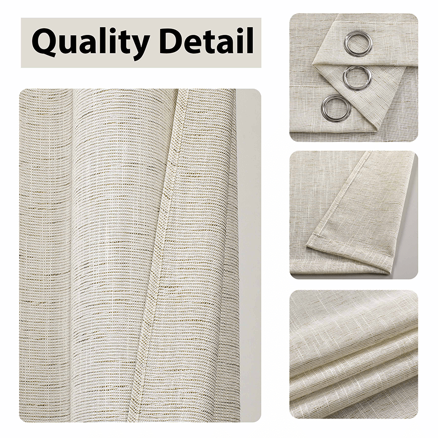 Birthe Linen Curtain Birthe Linen Curtain Mandaue Foam