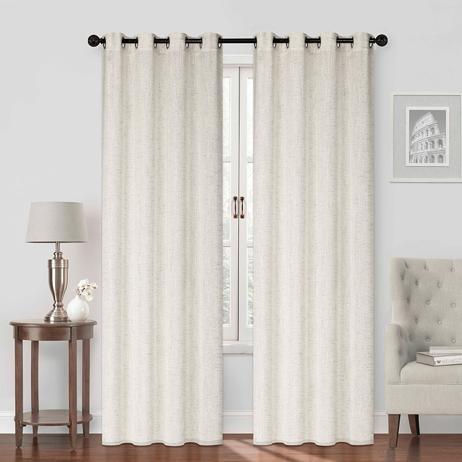 Birthe Linen Curtain Birthe Linen Curtain Beige Mandaue Foam