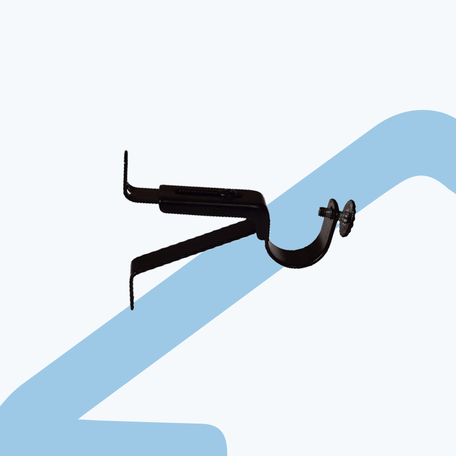 Black Single Bracket