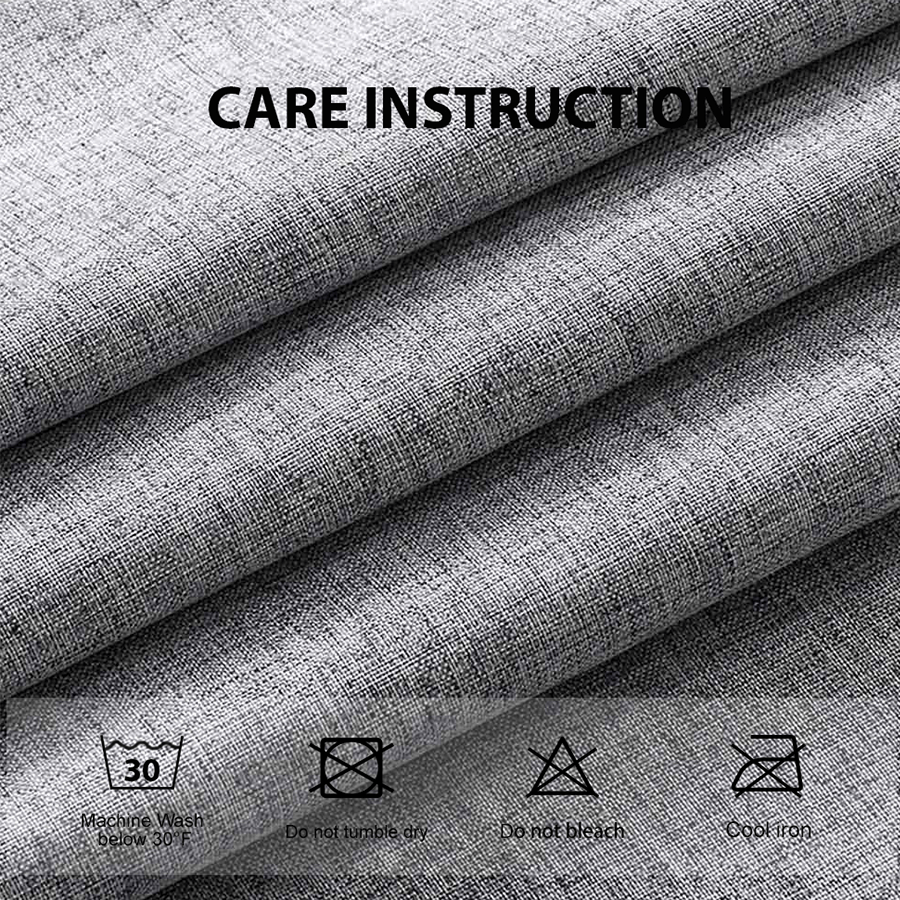 Blas Grey Linen Curtain Blas Grey Linen Curtain Mandaue Foam