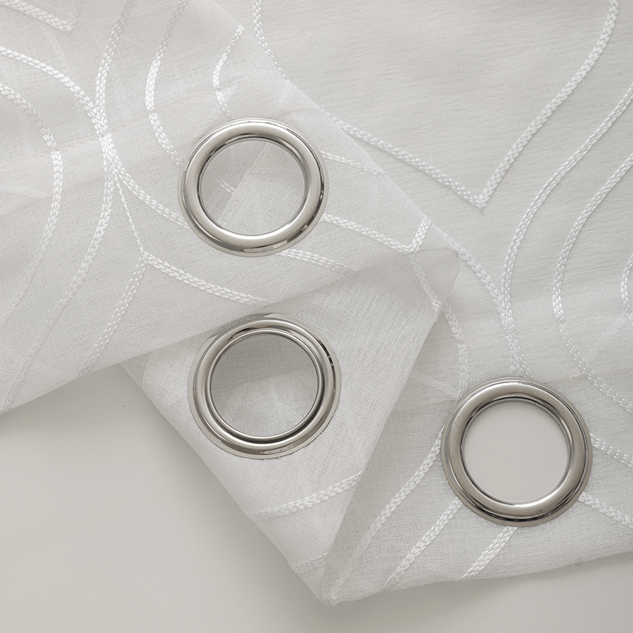 Blix Embroidered Sheer Curtain