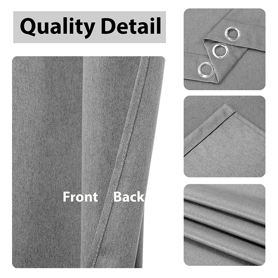 Bogdan Blackout Linen Curtain Bogdan Blackout Linen Curtain Mandaue Foam
