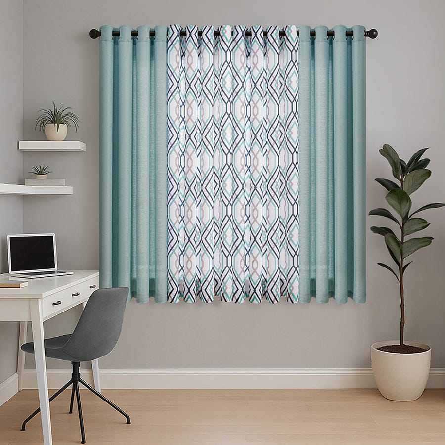 Brant Plain Set of 5 Curtains