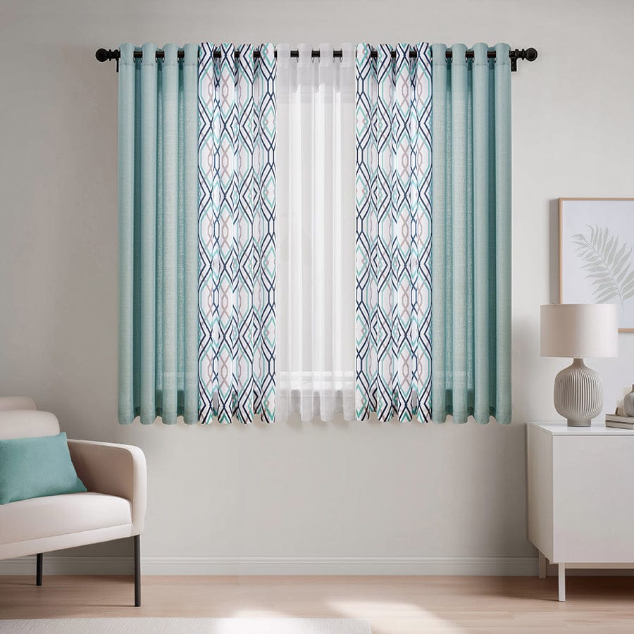 Brant Plain Set of 5 Curtains