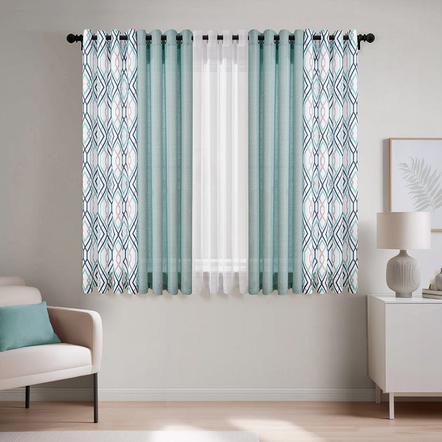 Brant Plain Set of 5 Curtains