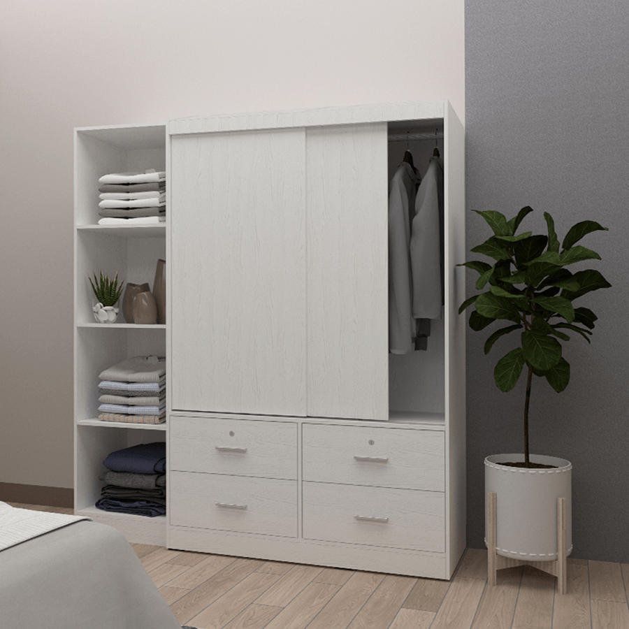 MORE BRENDLE OPTIONS Brendle 120 cm Sliding Wardrobe Brendle 120 cm Sliding Wardrobe Mandaue Foam