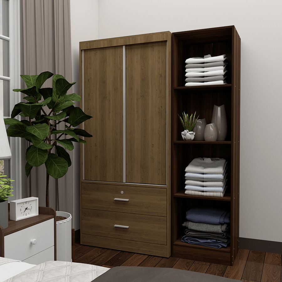 MORE BRENDLE OPTIONS Brendle 120 cm Sliding Wardrobe Brendle 120 cm Sliding Wardrobe Mandaue Foam
