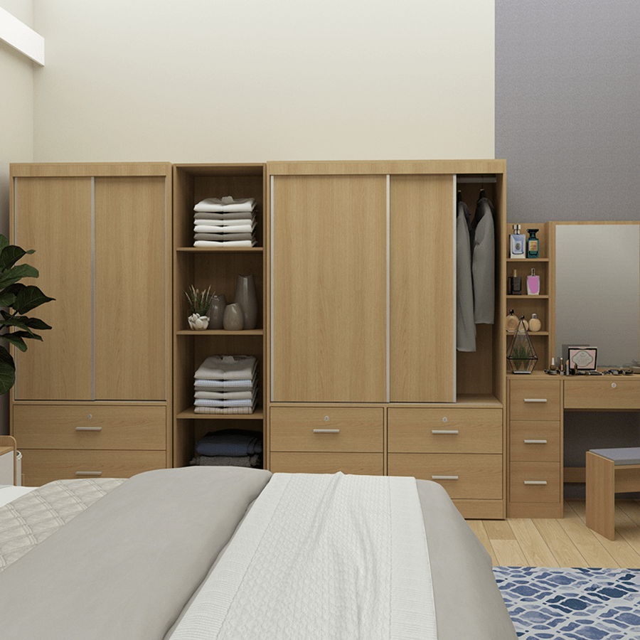 MORE BRENDLE OPTIONS Brendle 120 cm Sliding Wardrobe Brendle 120 cm Sliding Wardrobe Mandaue Foam