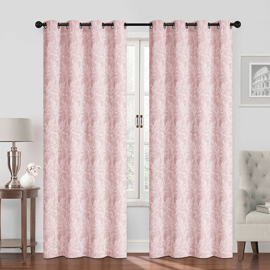 Brends Set of 2 Curtains Brends Set of 2 Curtains Blush Pink Mandaue Foam
