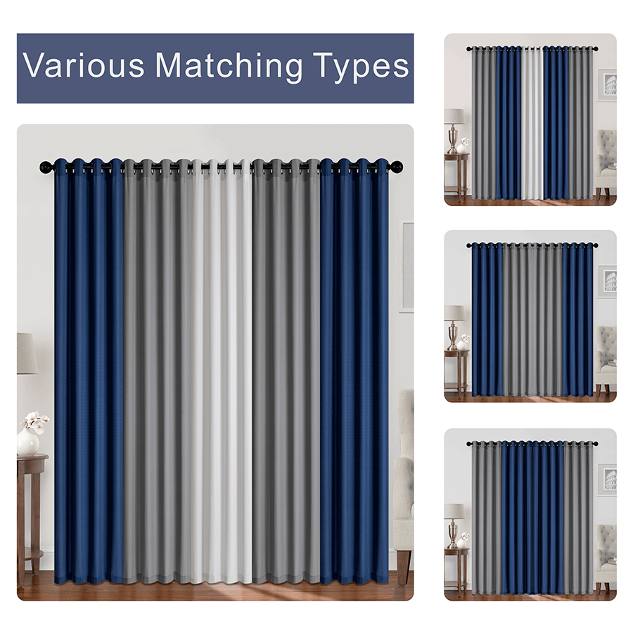 Bronya Plain Set of 5 Curtains Bronya Plain Set of 5 Curtains Mandaue Foam