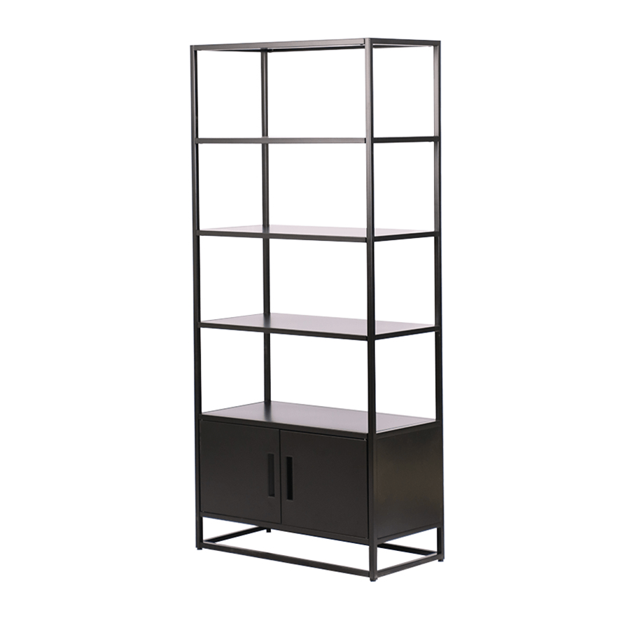 MORE BRUSSEL OPTIONS Brussel Wide Book Shelves Cabinet Brussel Wide Book Shelves Cabinet Black Mandaue Foam