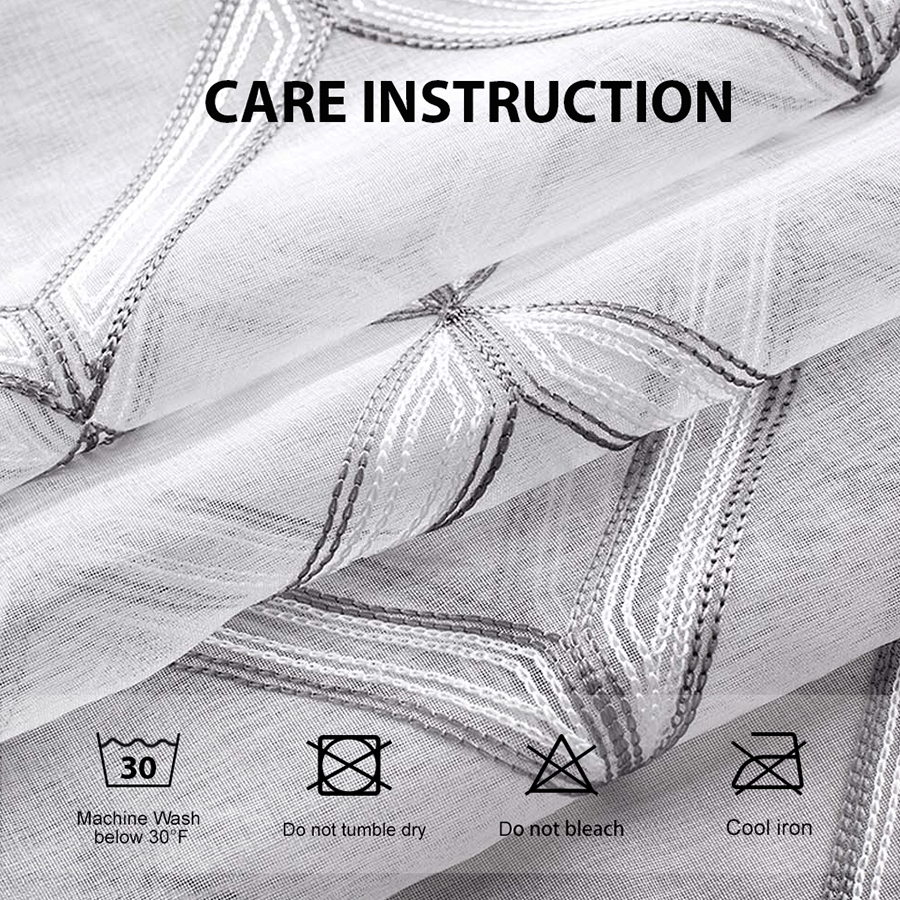Byla Embroidered Curtain Byla Embroidered Curtain Mandaue Foam