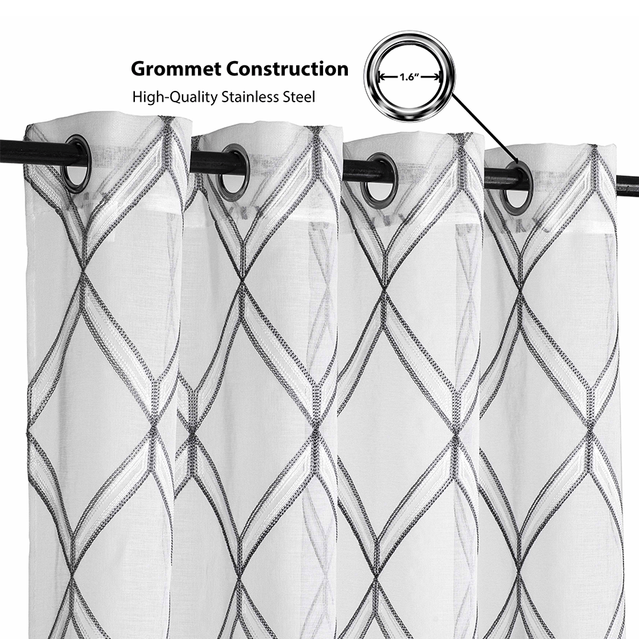 Byla Embroidered Curtain Byla Embroidered Curtain Mandaue Foam